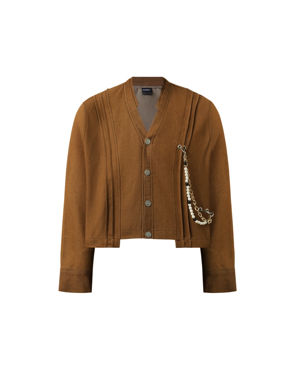 17th GATE Cardigan BROWN