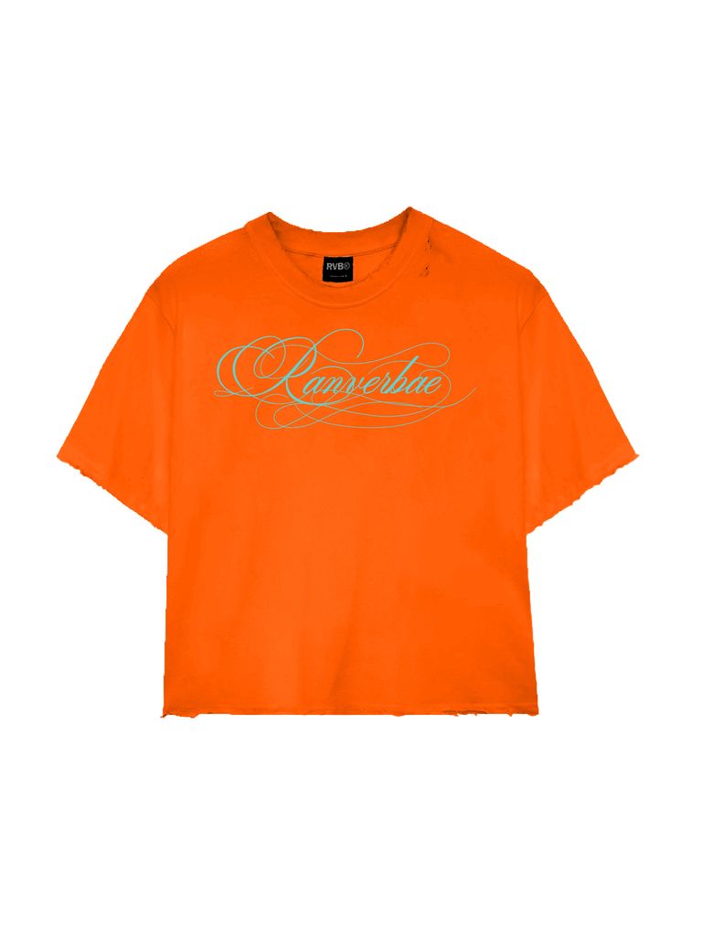 Áo CALLIGRAPHY Boxy T-Shirt ORANGE