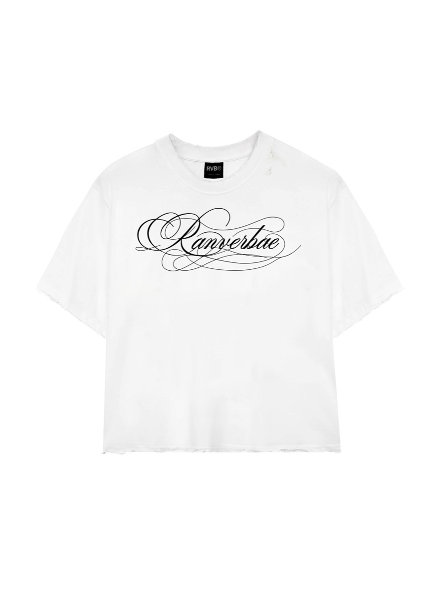 Áo CALLIGRAPHY Boxy T-Shirt WHITE