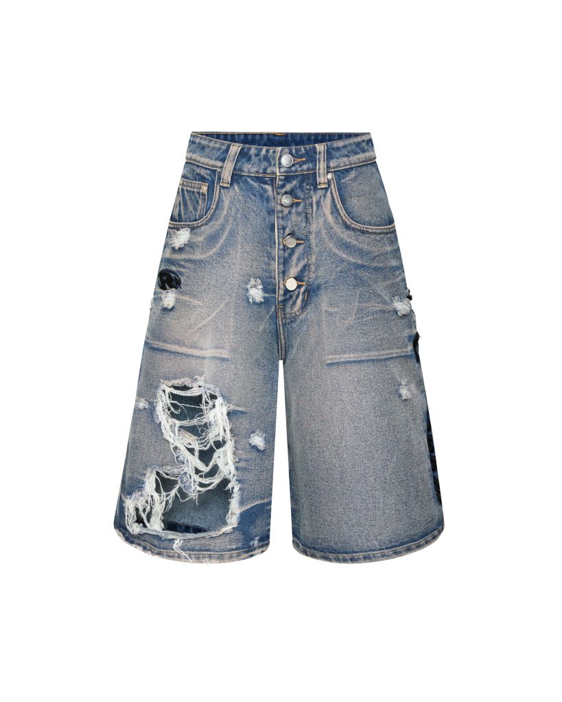 Quần CELESTIAL DESTROYED Denim Shorts