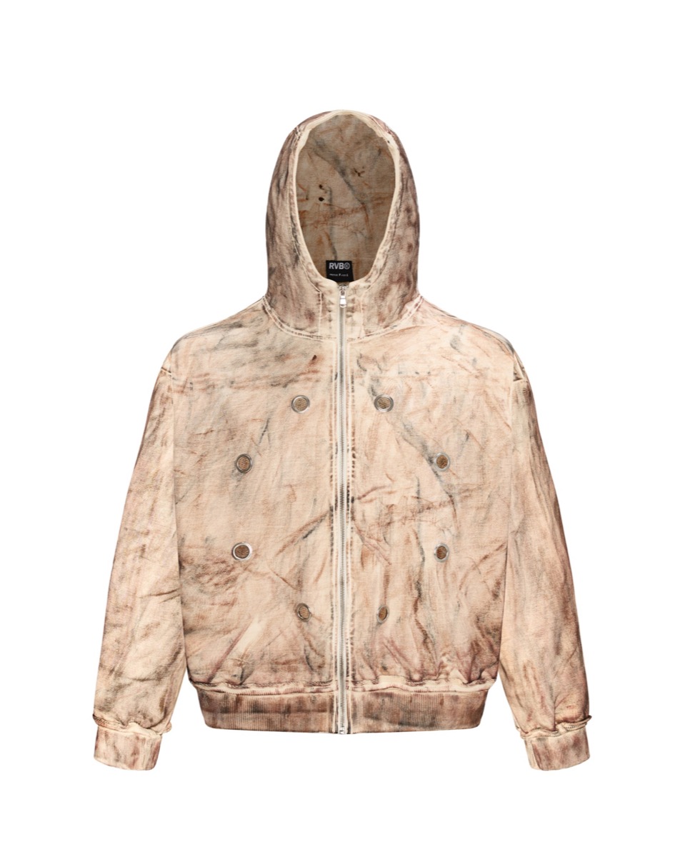 CELESTIAL RUSTED Hoodie Zip CREAM