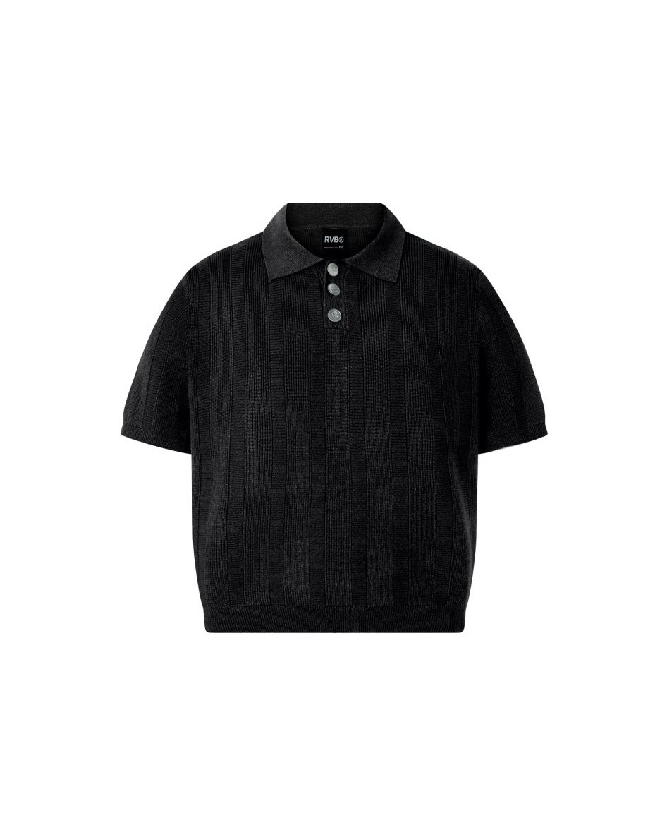 Áo ODYSSEY BEAT Knit Polo BLACK