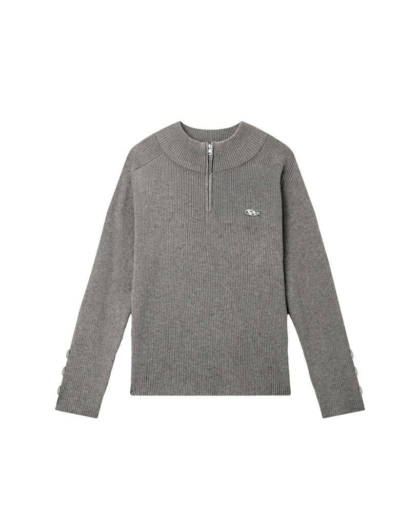Áo ODYSSEY QUARTER Knit Sweater GRAY
